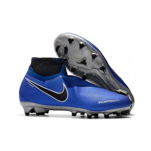 Nike Phantom Vision Elite DF FG Modrý stříbrný